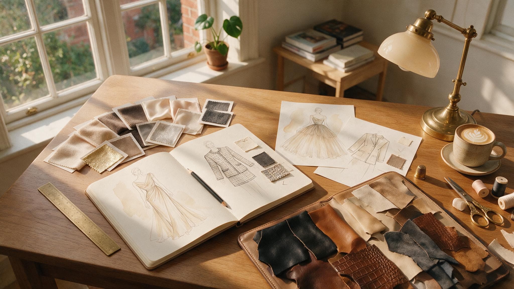 Zufi Alexander's atelier workspace
